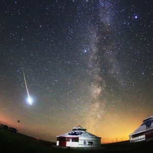A Fireball of Perseids Meteor Shower