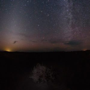 Zodiacal Light and Milky Way