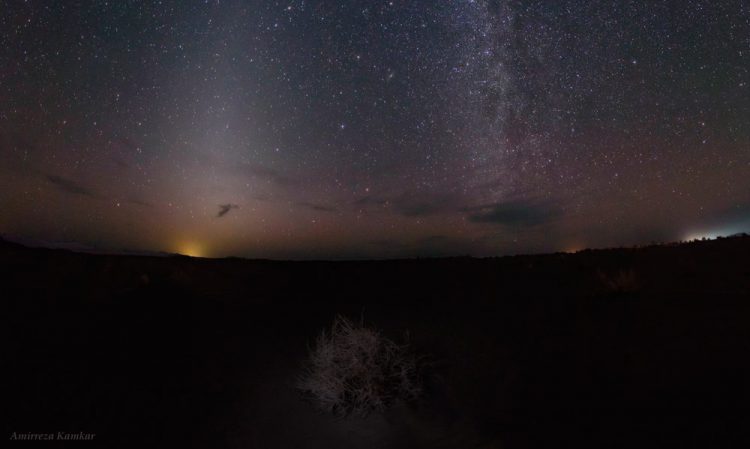 Zodiacal Light and Milky Way