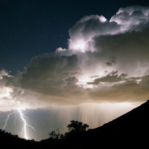 A Rare Lightning Storm