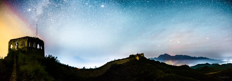 Starry Night over Great Wall