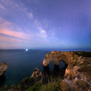 Starry Sky at Marinha Beach