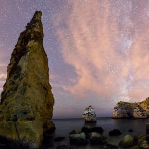 Milky Way over Marinha Beach