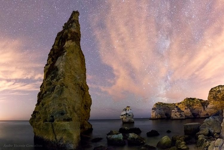 Milky Way over Marinha Beach