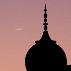 New Moon over Taj Hotel