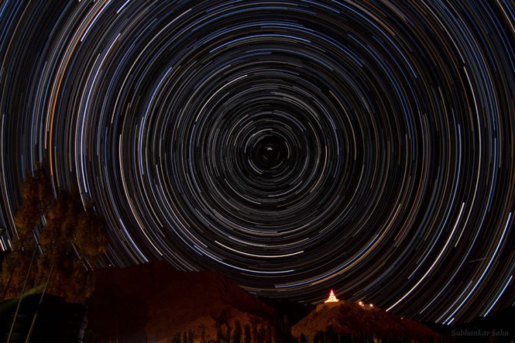 Star Trails at Leh