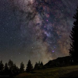 Milky Way over the Monte Zoncolan
