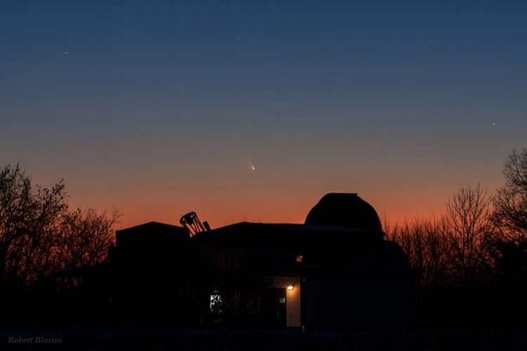 Panstarrs over the Allgäuer Volkssternwarte