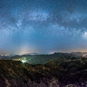 Stars Shining above the Great Wall