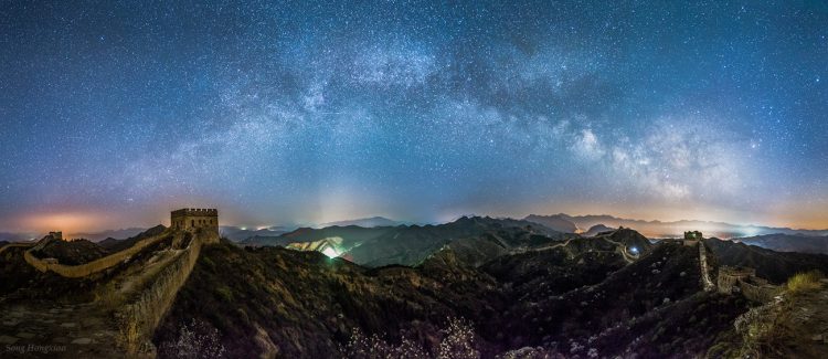 Stars Shining above the Great Wall