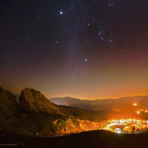 Winter Sky over Light Pollution
