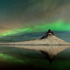 Aurora over Kirkjufell