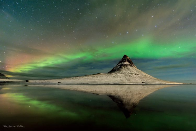 Aurora over Kirkjufell