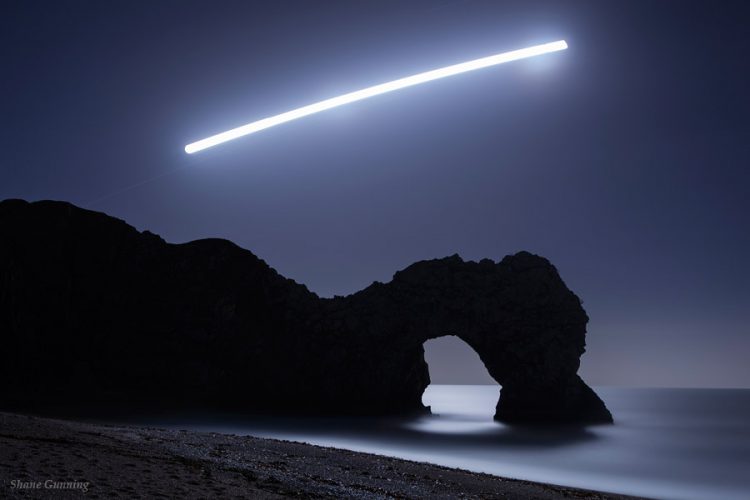 Moon over Durdle Door