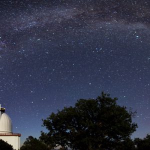 Observatory Moonset Panorama