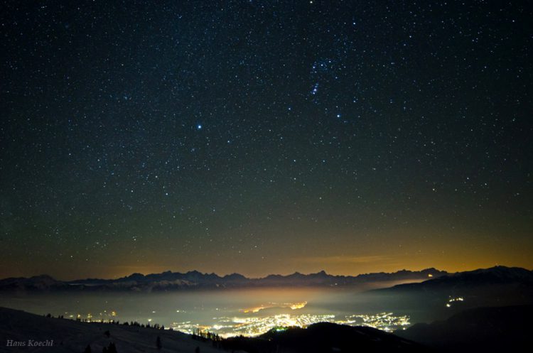 Villach Night Sky
