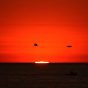 Green Flash at Solana Beach