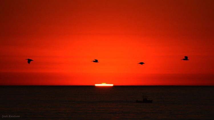 Green Flash at Solana Beach