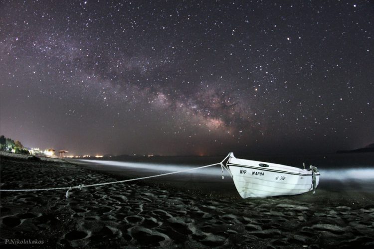 Nightly Beach in Greece