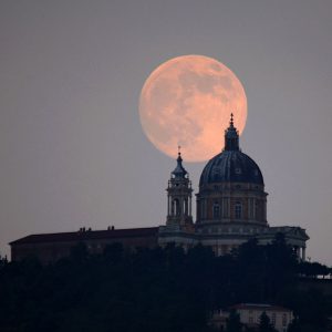 Supermoon and the Basilica