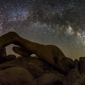 Milky Way over the Arch Rock