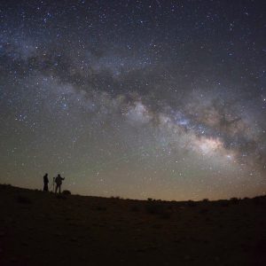 Looking at Milky Way