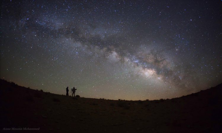 Looking at Milky Way