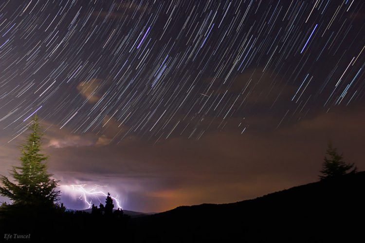 Startrails over Ankara
