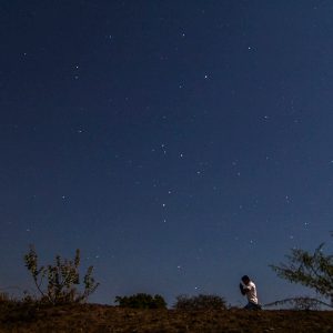 Praying under the Night Sky