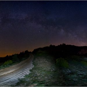 Milky Way and Light Pollution