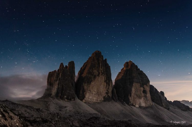 Starry Night Over Tre Cime di Lavaredo