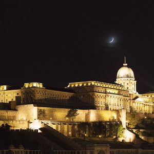 Castle and Crescent Moon