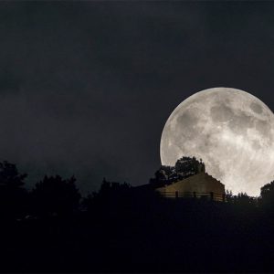 Moon over Chapel