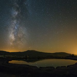 Milky Way above Solomon Throne