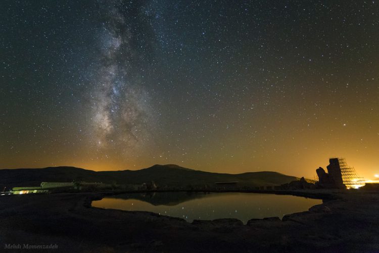 Milky Way above Solomon Throne