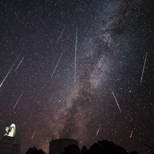 Perseid Meteor Shower (Photo Composite)