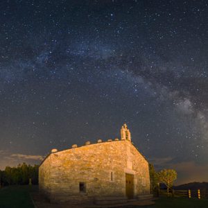 Milky Way over SanRoque Chapel