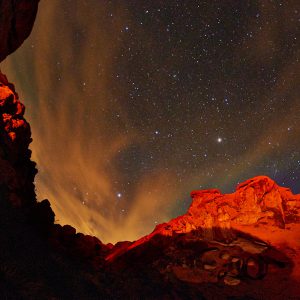 Valley of Fire by Campfire