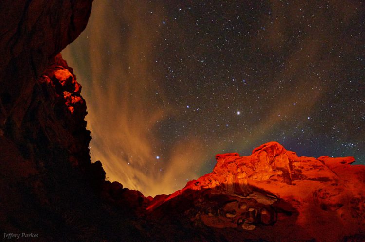 Valley of Fire by Campfire
