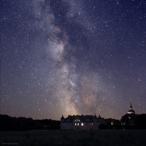 Milky Way over the Matronovsky Monastery