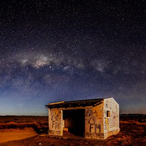 Old Bus Stop and the Milky Way