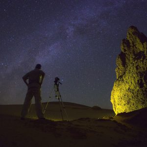 Mily Way from Desert