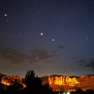 Three Diamonds in the Sky