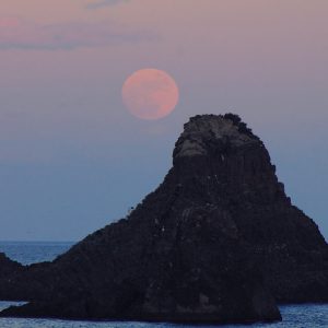 Wolf Moon over Cyclopean Isle