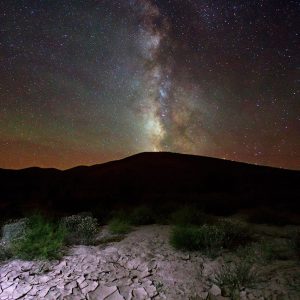 Milky Way and Airglow