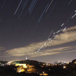 Startrails above Quinta da Boa Vista