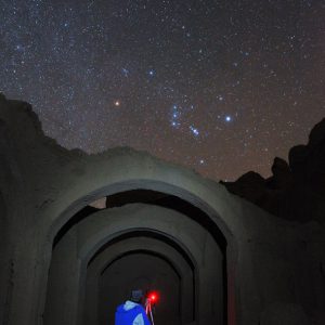 Astrophotography in an Old Castle