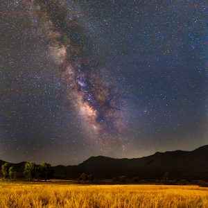 Grain Field and the Milky Way