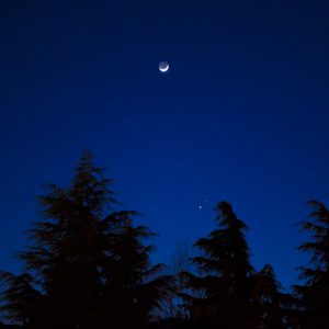 Venus and Mars in Conjunction