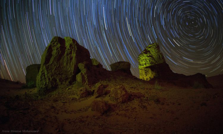 Northern Sky from Desert